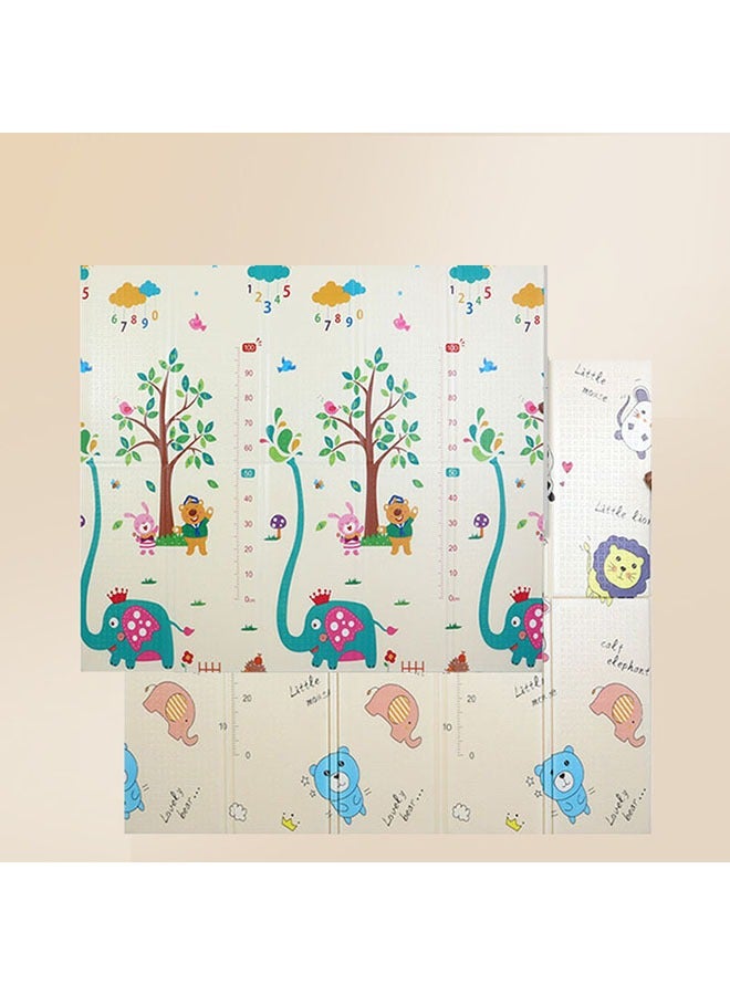 بيوينتي سجادة أرضية إسفنجية سميكة لعب الأطفال، قابلة للطي مقاس 200 × 180 × 1 سم، - Image 1