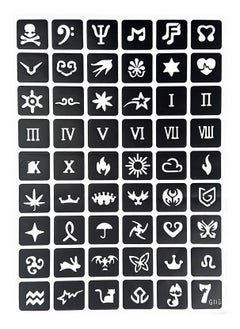MODA Tattoo Stencil Tattoo Sticker Henna Sticker For Magical Tattoo Ink 