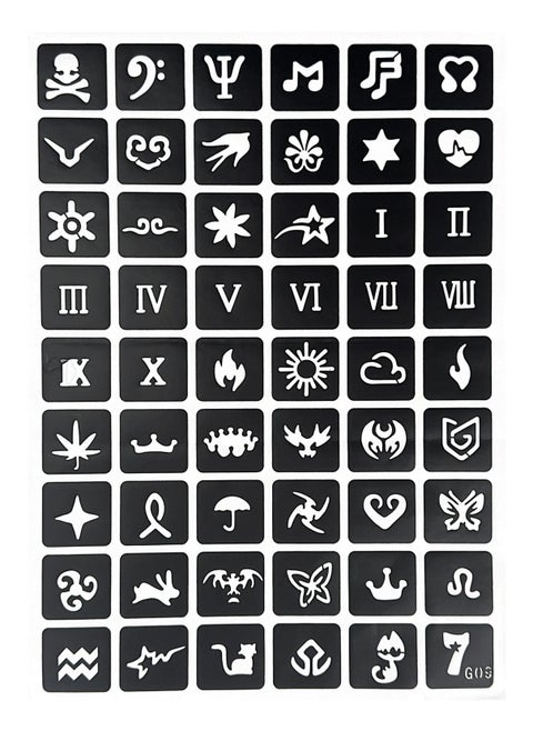 Tattoo Stencil Tattoo Sticker Henna Sticker For Magical Tattoo Ink