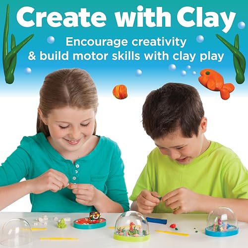 Creativity for Kids Make Your Own Under the Sea Water Globes - Make 3 DIY Snow Globes, Arts and Crafts for Boys and Girls, Kids Activities and Birthday Gifts for Ages 6-8+ - Image 4