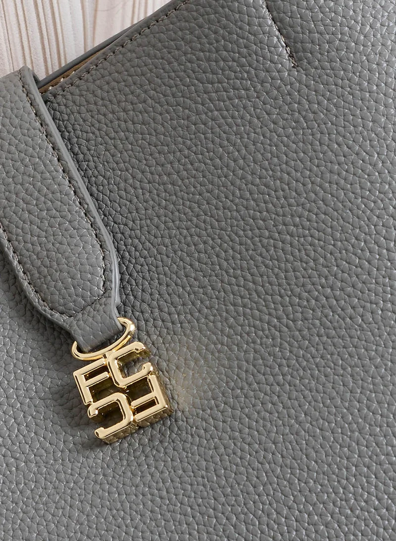 فرنش كونكشن Women Grey Emili Large Tote Bag