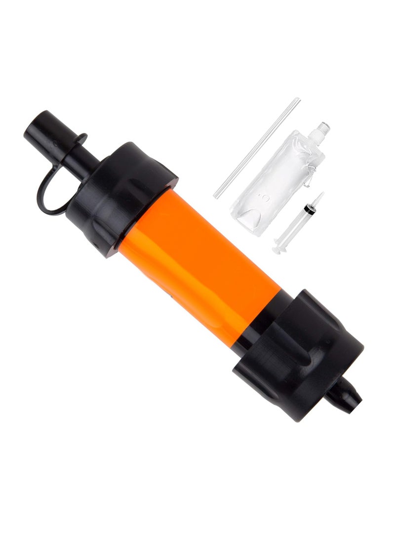 SYOSI Mini Water Filter MINI Water Filtration System Portable Emergency Water Filtration System Hiking Camping Straw Survival Gear Emergency Preparedness - Image 1
