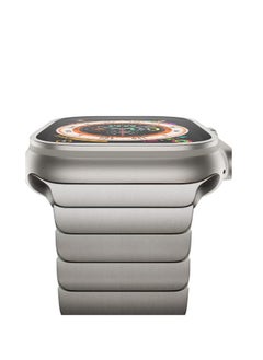 Compatible with Apple Watch Ultra 2 Band 49mm 45mm 44mm 42mm 41mm 40mm 38mm,Men and Women Stainless Steel Metal Band for iWatch Series SE/8/7/6/5/4/3/2/1
