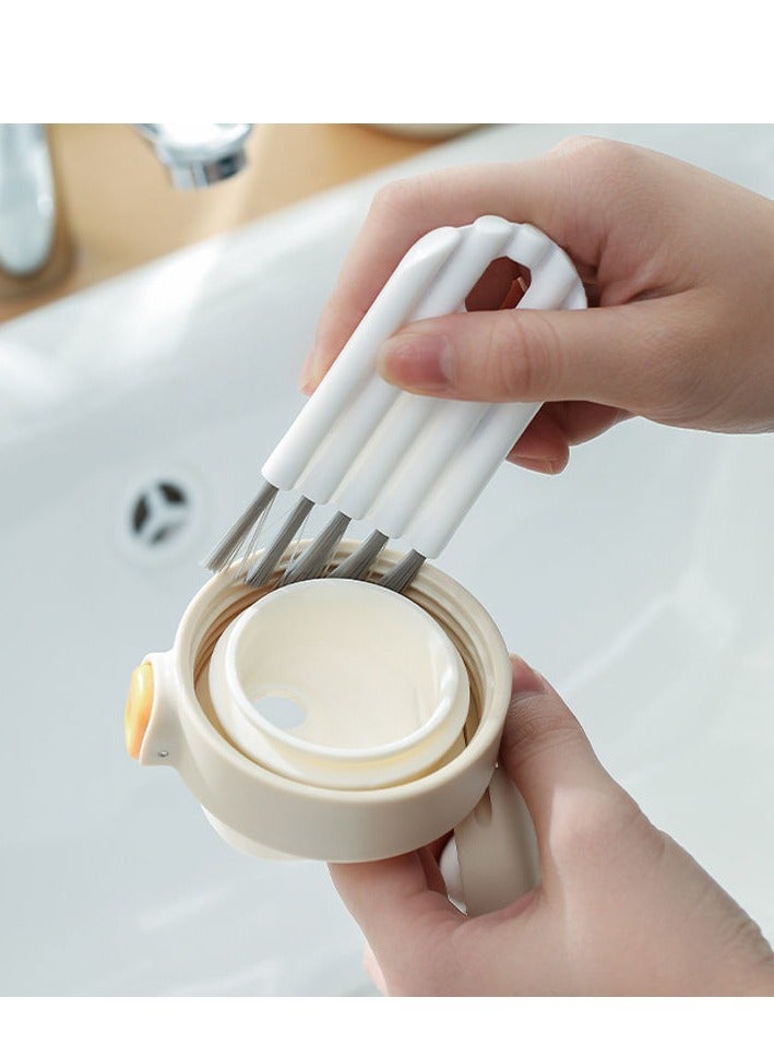 3 Cup Lid Brush Keyboard Crevice Brush Recess Crevice Multi-Purpose Brush  - Image 1