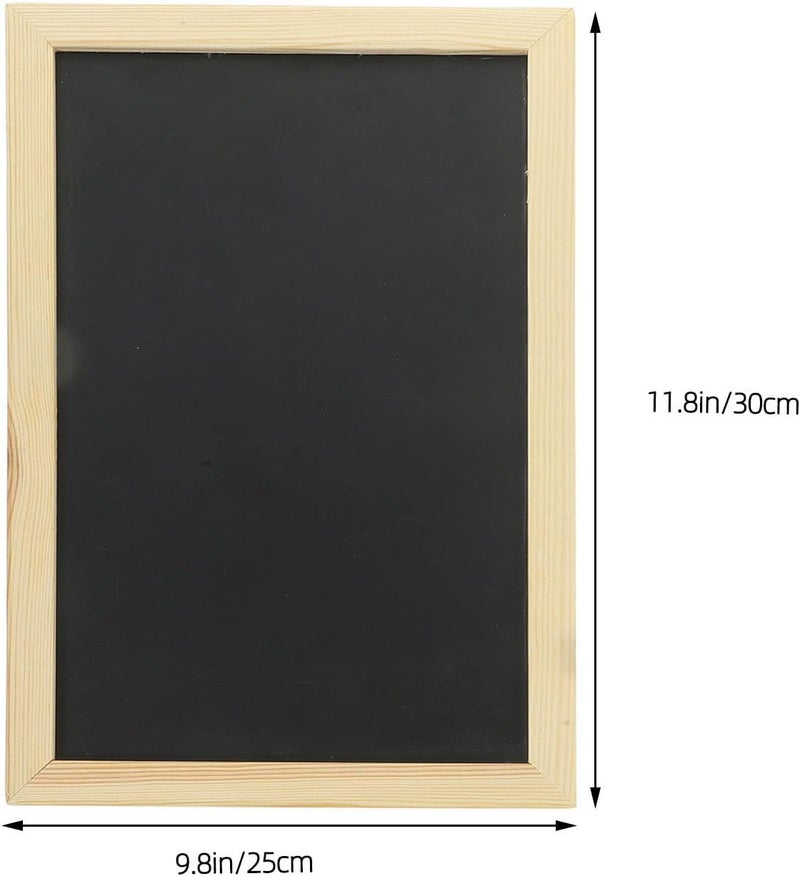 TIDTALEO Magnetic Chalkboard Display Stand 20x30cm Wooden Easel Message Board Single-Sided Adjustable Writing Blackboard for Shop Advertising and Office Use - Image 2
