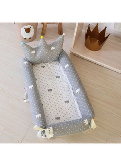 Bumble & Bird Portable Maxi Baby Nest - Royal Grey  - Image 4