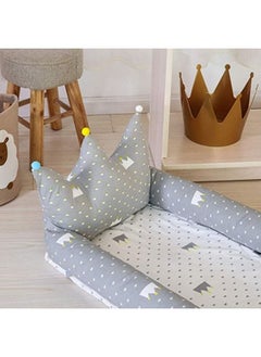 Bumble & Bird Portable Maxi Baby Nest - Royal Grey  - Image 2