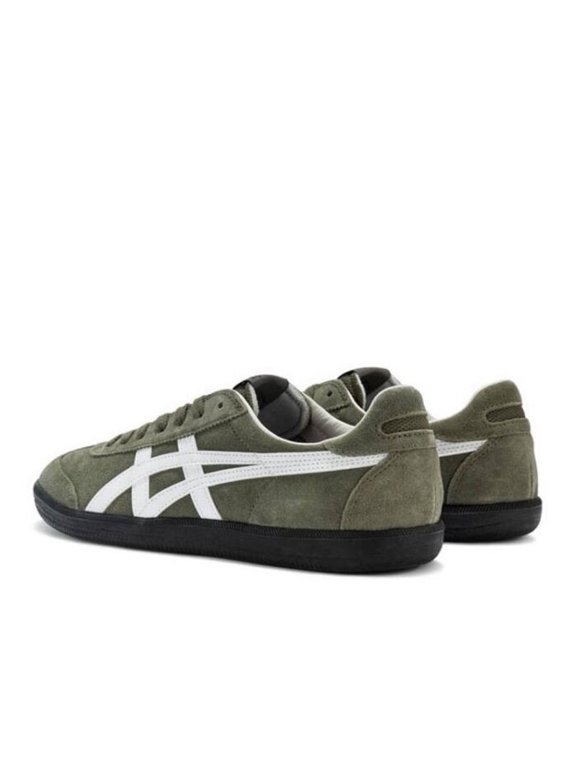 Onitsuka Tiger - Tokuten Casual Colorblock Sneakers Dark Green/White - Image 1