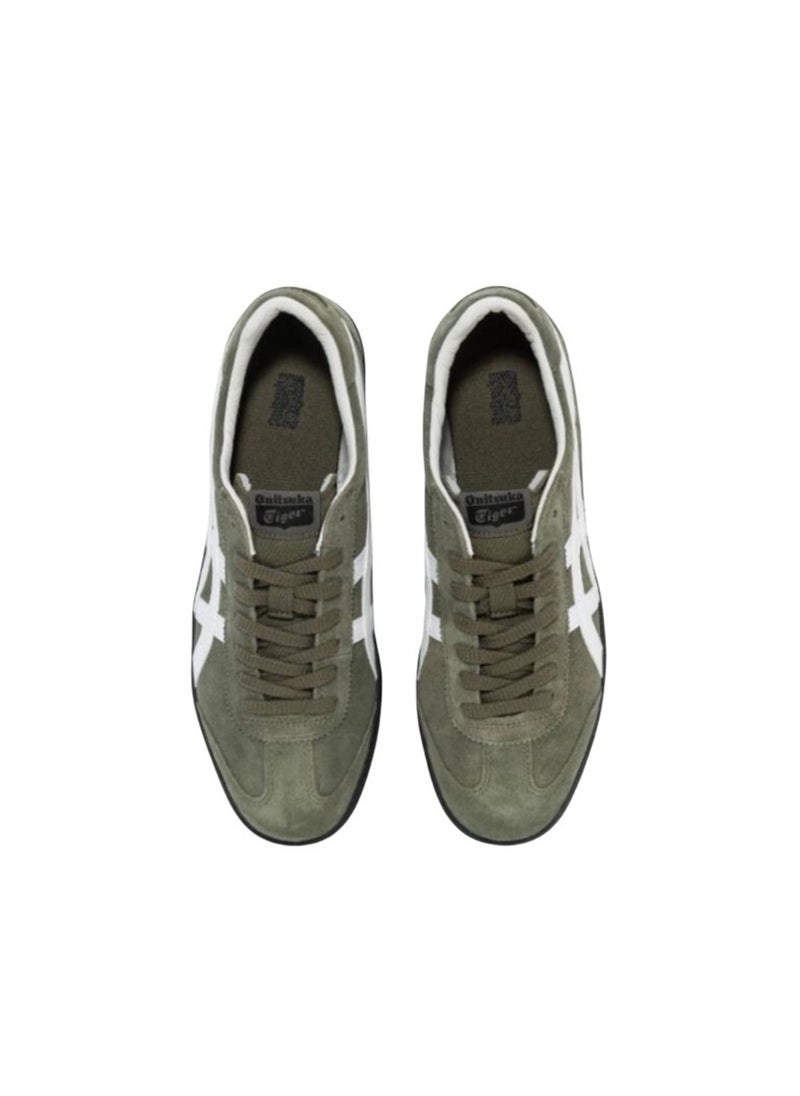 Onitsuka Tiger - Tokuten Casual Colorblock Sneakers Dark Green/White - Image 1