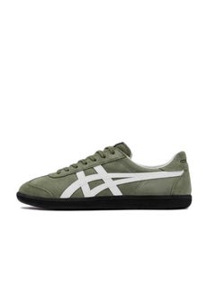 Onitsuka Tiger حذاء رياضي كاجوال من توكوتين باللون الأخضر الداكن/الأبيض  - Image 5