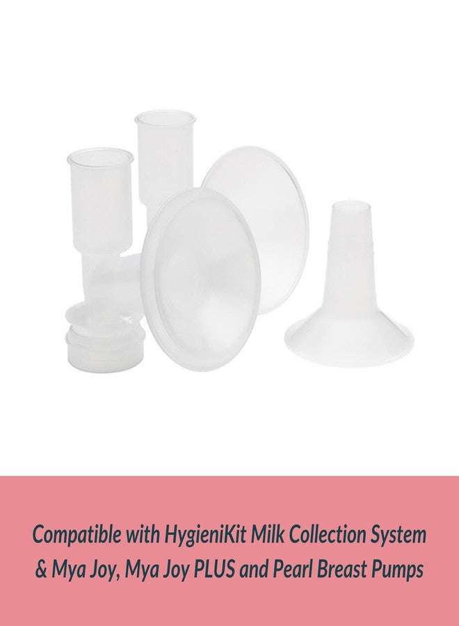 Ameda CustomFit Breast Flanges XL/XXL | (2) 36mm Breast Pump Flanges & (2) 32.5mm Flange Inserts | Fits Ameda HygieniKit and MYA Joy, MYA Joy Plus and Pearl Breast Pumps | BPA and DEHP Free - Image 3