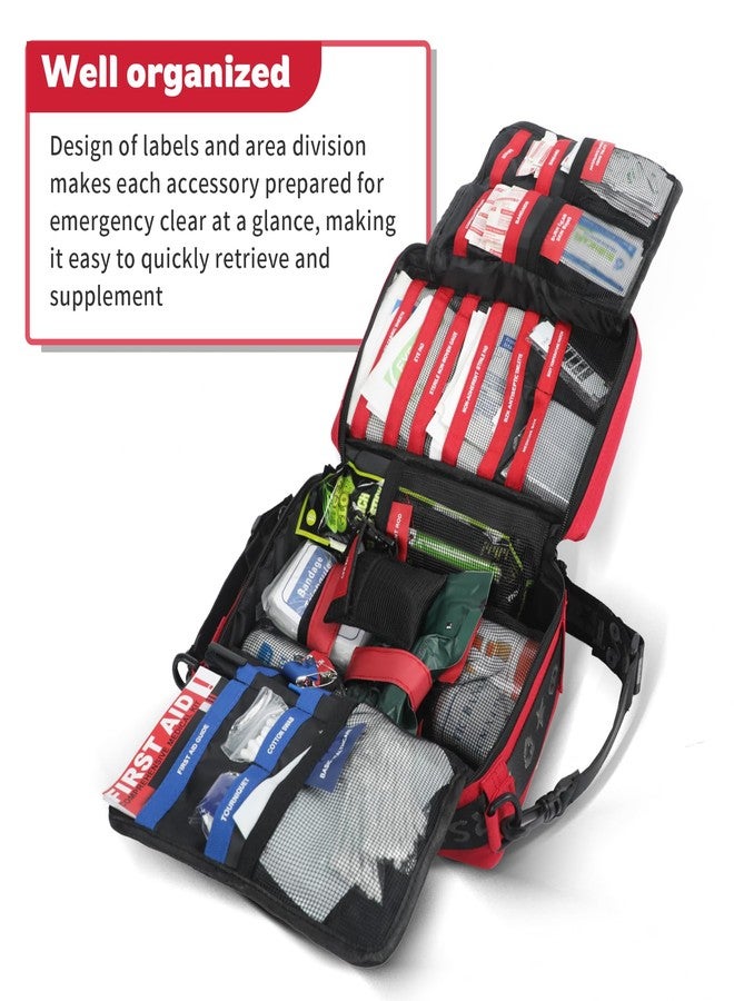 Kitgo Large First Aid Kit，Molle System Detachable Multi-Purpose Emergency Medical Kit for Home, Car, Camping Outdoor Emergency, -426 Sets - Image 5