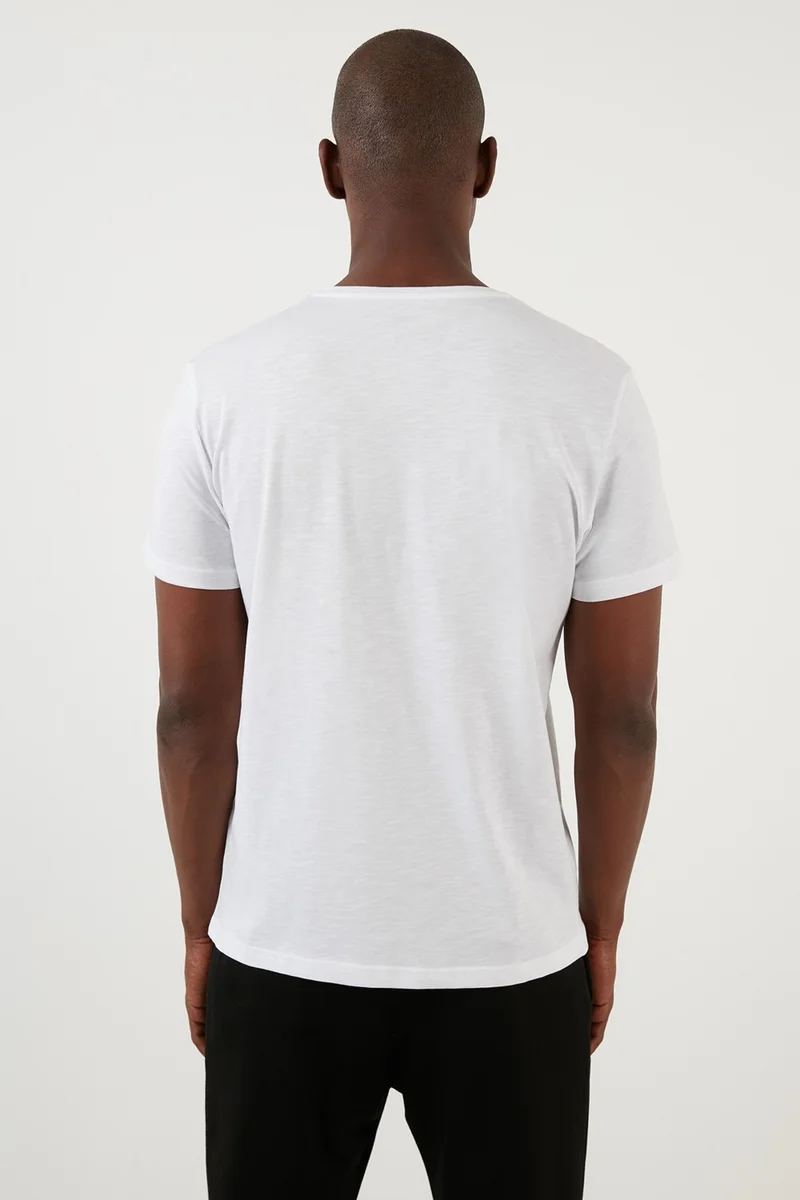 Buratti Printed Regular Fit Crew Neck 100% Cotton T Shirt Men's T Shirt 5902358