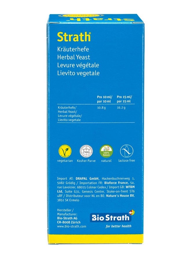 Bio-Strath Strath, Fermented Herbal Yeast Postbiotic | 8.4 Fl Oz Daily Nutritional Supplement Liquid | Supports Metabolism | Vegetarian | Lactose-Free | No Artificial Additives | Single Count - Image 2