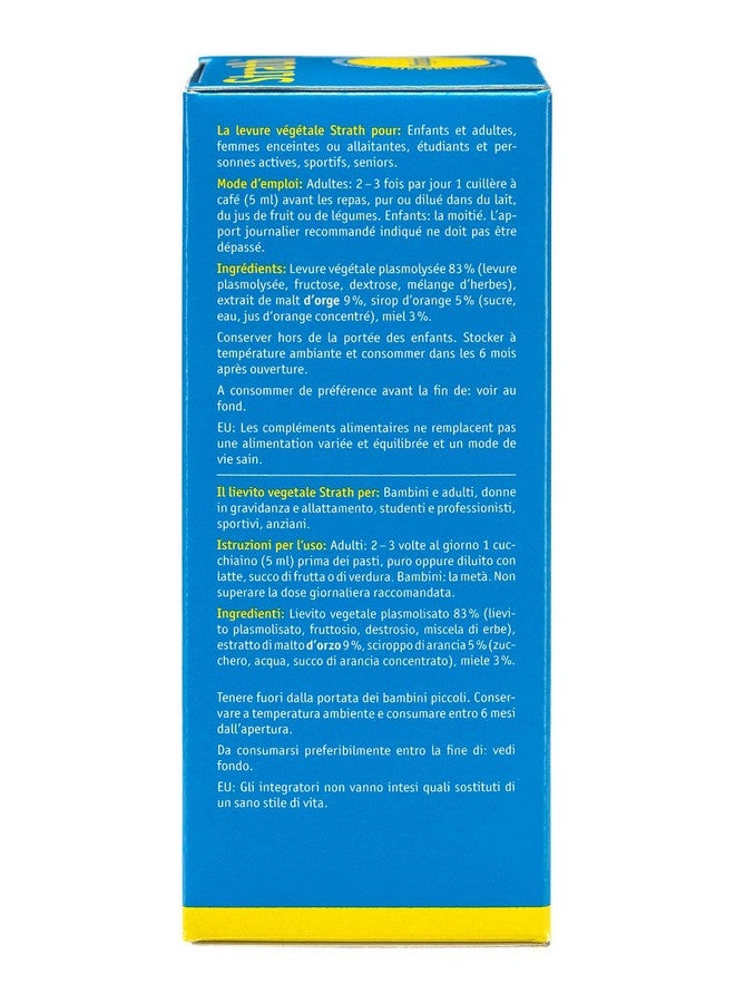 Bio-Strath Strath, Fermented Herbal Yeast Postbiotic | 8.4 Fl Oz Daily Nutritional Supplement Liquid | Supports Metabolism | Vegetarian | Lactose-Free | No Artificial Additives | Single Count - Image 4