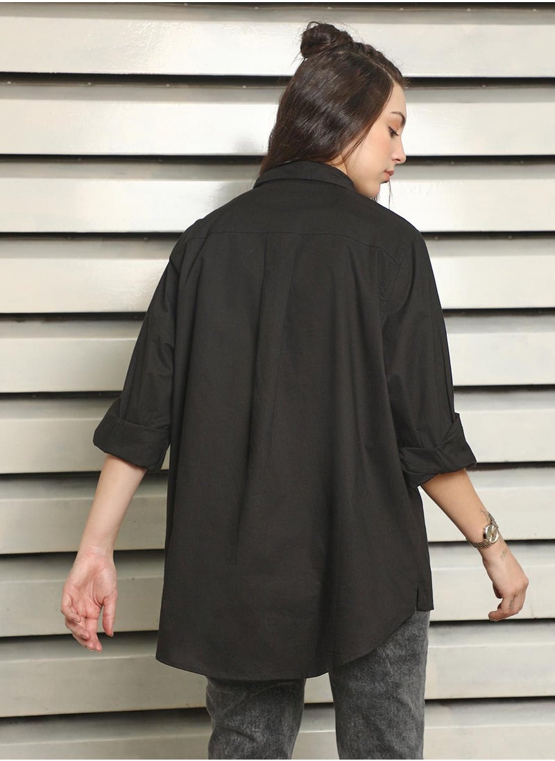 HIGH STAR - Women Black Shirts - Image 1