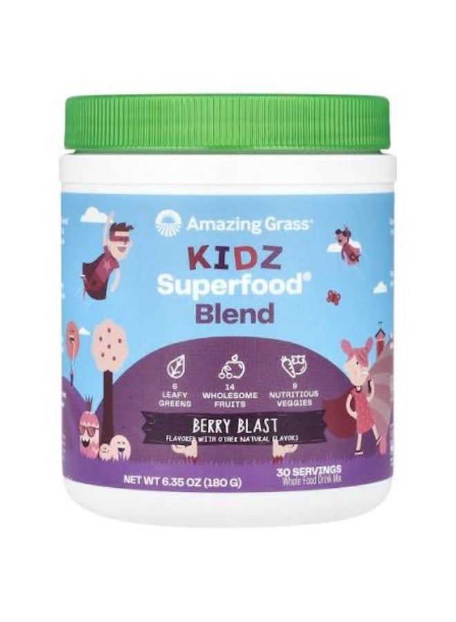 Amazing Grass, Kidz Superfood® Blend, Berry Blast 180 g - Image 1