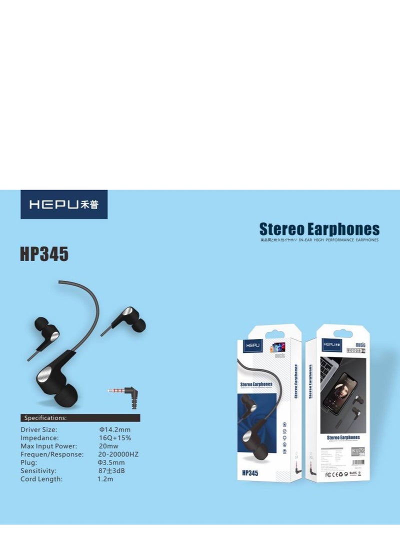 HP-345 EARPHONE - pzsku/ZF17983E015B772147073Z/45/_/1725810759/230047b5-02a7-4471-bfb7-7f19d2ecf9db