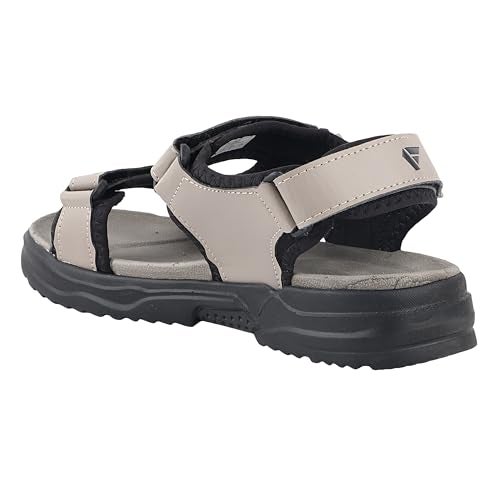 FUEL Combat Comfortable & Lightweight Casual Sports Sandals & Floaters for Mens with Anti-Skid & Flexible Sole for Outdoor (Brown-9UK) - Image 3