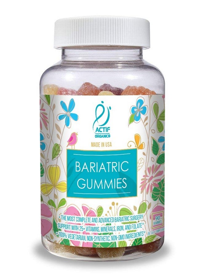 ACTIF Organic Bariatric Gummies with 25+ Organic Vitamins and Minerals for Bariatric Surgery, Advanced Formula - Non GMO, 90 Count - Image 1