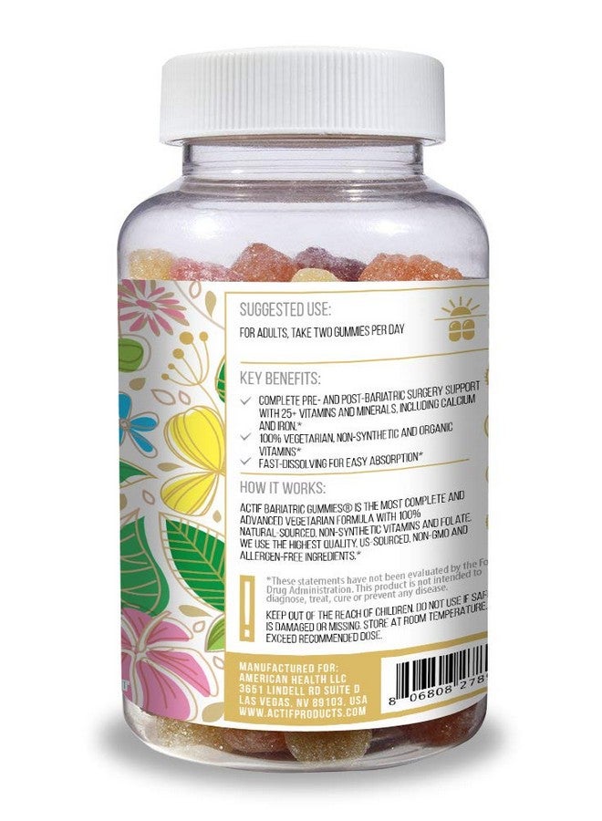 ACTIF Organic Bariatric Gummies with 25+ Organic Vitamins and Minerals for Bariatric Surgery, Advanced Formula - Non GMO, 90 Count - Image 2