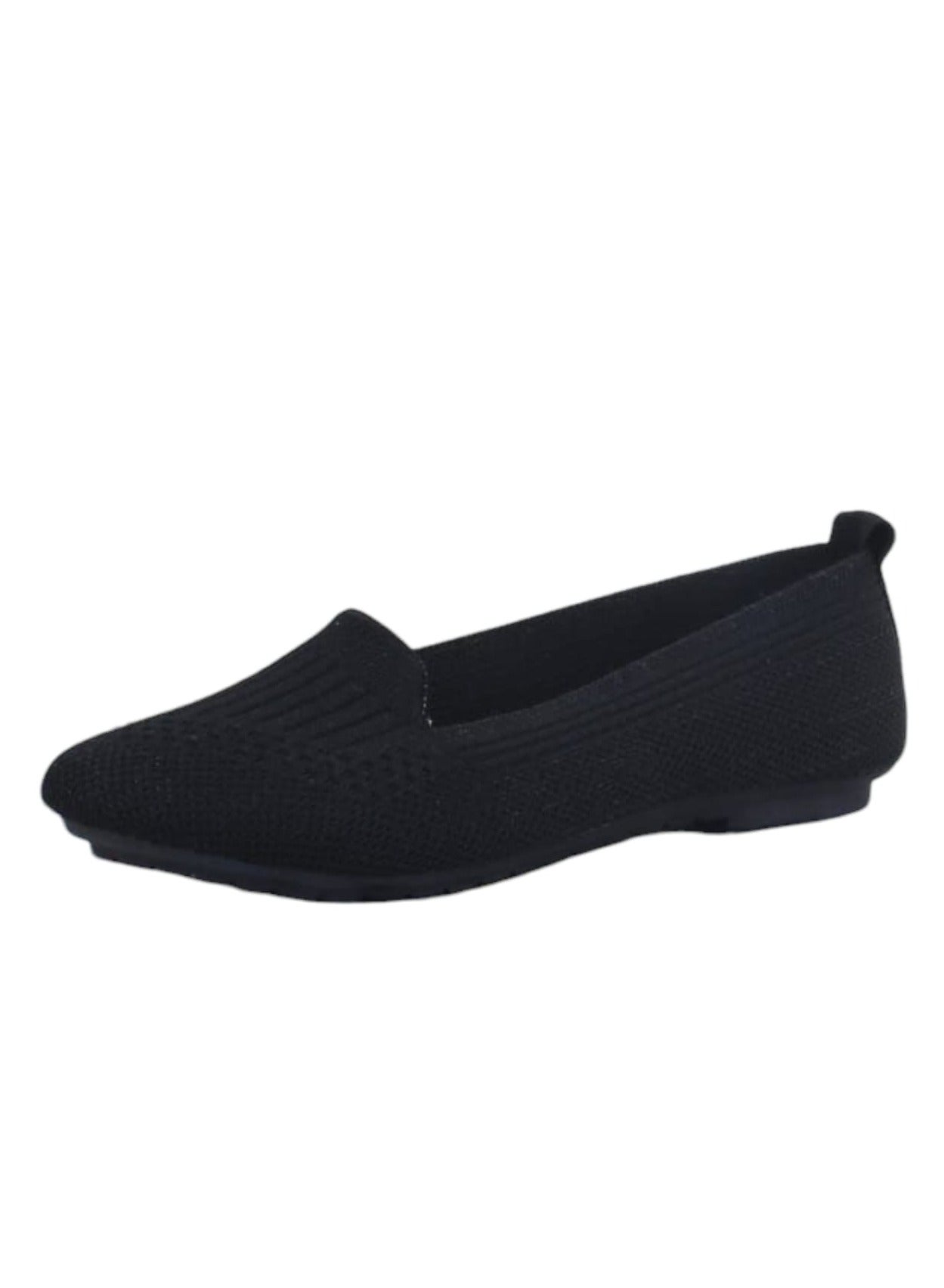 Casual loafer shoes for women - black