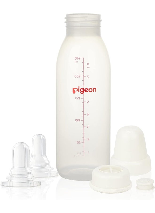 pigeon - Pigeon Baby Cleft Palate Bottle with 2 Nipples, 8.11 Oz, Please Use It Under The Guidance of a Pediatrician - Image 1
