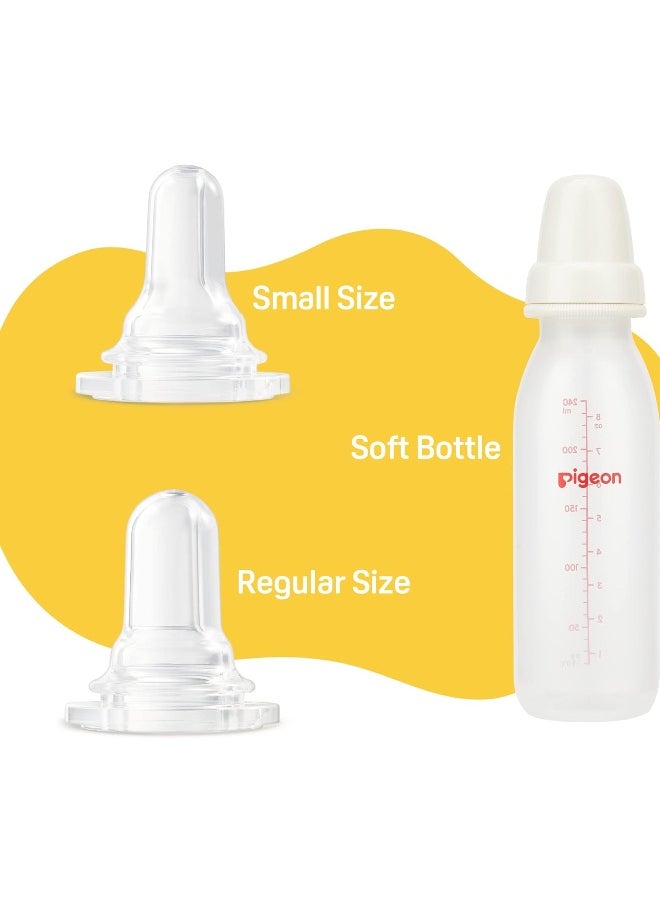 pigeon - Pigeon Baby Cleft Palate Bottle with 2 Nipples, 8.11 Oz, Please Use It Under The Guidance of a Pediatrician - Image 1