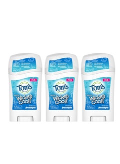 Tom's of Maine Tom's of Maine Aluminum-Free Wicked Cool! Natural Deodorant for Kids, Freestyle, 1.6 oz. 3-Pack (Packaging May Vary)  - Image 1