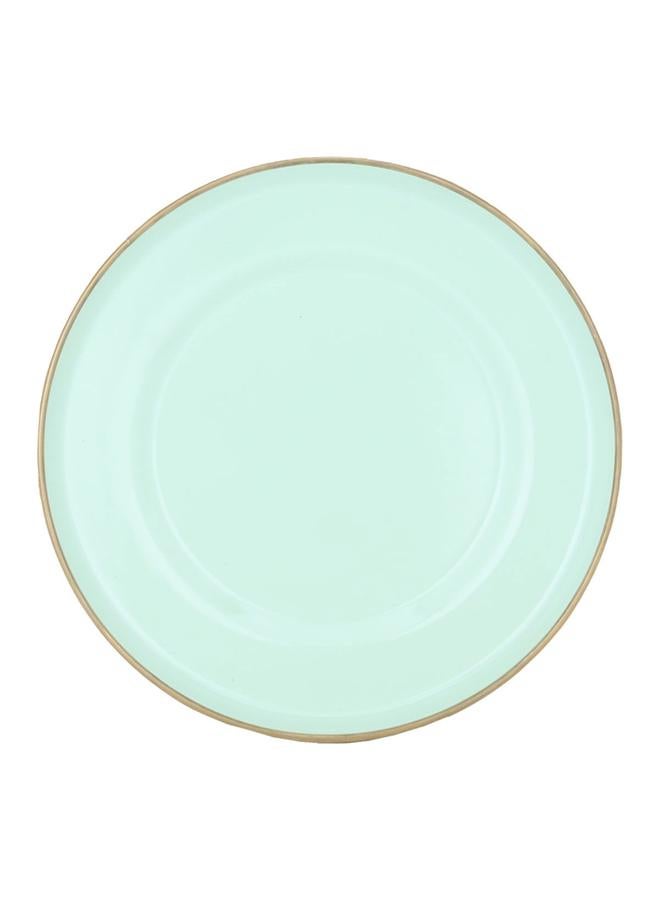 Alsaif Steel Serving Plate 20 Cm Round Light Green - Image 2