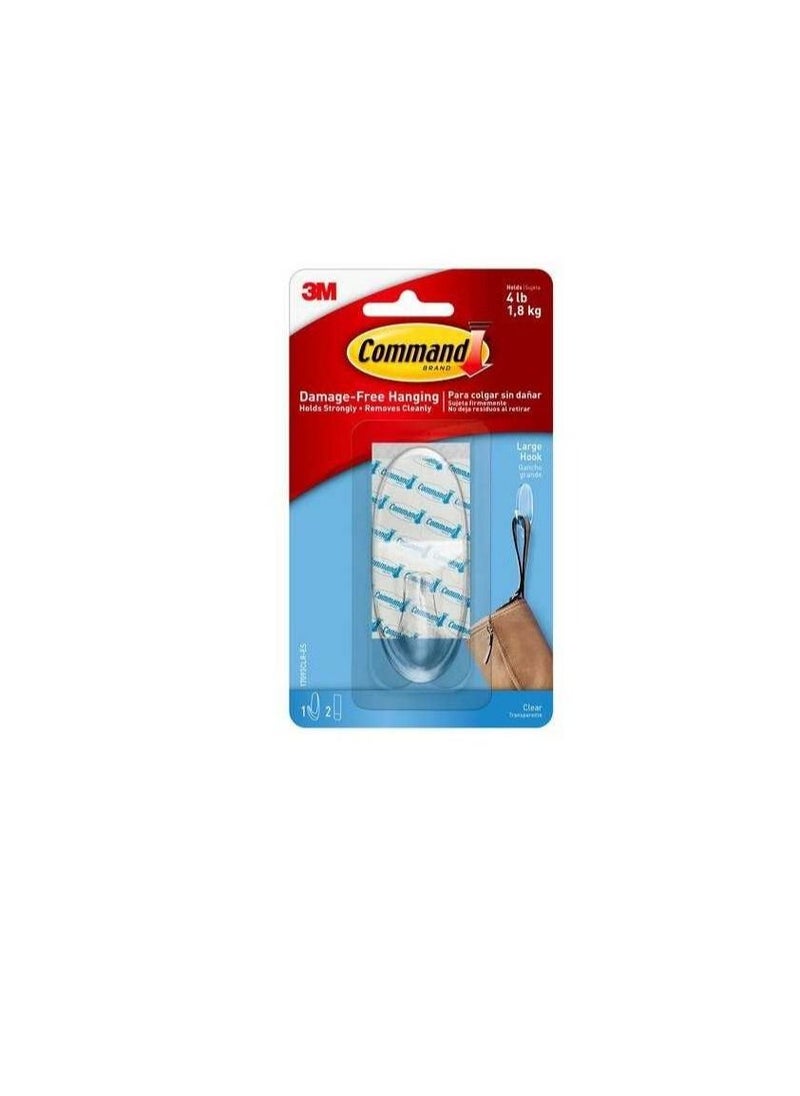 3M Clear Large Hook  - Image 1