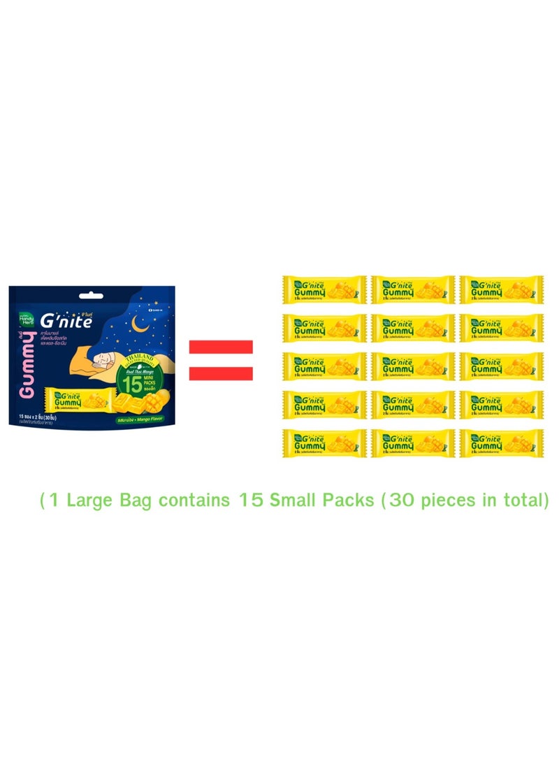 Gummy G’nite Gummies Mango Flavor 2 x 15 Sachets – Night Sleep & Relaxation Support - Image 3