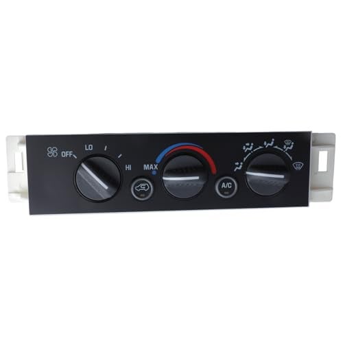 YAOPEI AC Heater Panel Climate Control Module Switch for Chevy GMC C1500 C2500 C3500 K1500 K2500 K3500 Truck 1996 1997 1998 1999 2000 2001 2002 Without Rear Window Defogger 16231175 9378815 1572548 599007 - Image 1