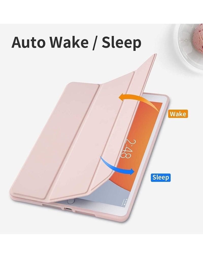 Raxoom iPad 9th/8th/7th Generation case (2021/2020/2019) iPad 10.2-Inch Case with Pencil Holder [Sleep/Wake] Slim Soft TPU Back Smart Magnetic Stand Protective Cover Cases - Image 2