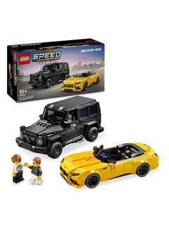 LEGO Speed Champions Mercedes-Amg G 63 & Mercedes-Amg Sl 63 Car Toys, Lego Vehicle Playset For Kids, 2 Building Sets With 2 Driver Minifigures, Gift For Boys And Girls Age 10+ (806 Pieces) 76924  - Image 1