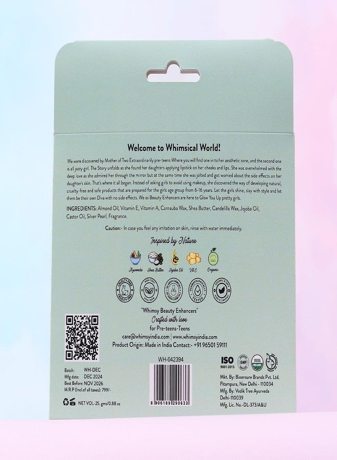 ويمسي مجموعة ملمع الشفاه الصغيرة من ويمسي بيوتي، عبوة من 5 قطع من ملمعات الشفاه المرطبة والممتعة للأطفال والفتيات الصغيرات، مع فيتامين هـ وزبدة الشيا وزيت الجوجوبا - Image 3