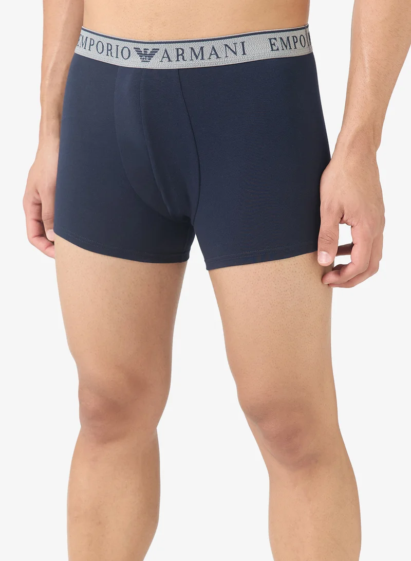 EMPORIO ARMANI  2 Pack Of Logo Boxers for Men | Best Price UAE