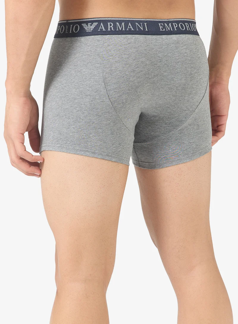 EMPORIO ARMANI  2 Pack Of Logo Boxers for Men | Best Price UAE