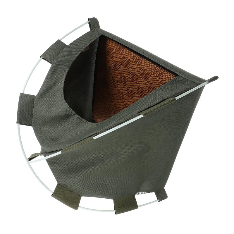 Foldable Pet Tent Portable Cat House Indoor Outdoor Breathable Green 35x35x30cm Camping Home Shelter - Image 2