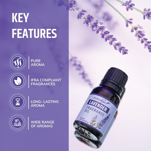 Aromahpure Fragrance Oil |30 ml|Pack of 2| Lavender, Jasmine Aroma Oil for Home Fragrance|Best for Aromatherapy|Helps in Concentration & Meditation|Used in Diffusers, Candles, Air Fresheners, Soaps. - Image 5