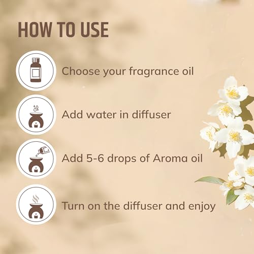 Aromahpure Fragrance Oil |30 ml|Pack of 2| Lavender, Jasmine Aroma Oil for Home Fragrance|Best for Aromatherapy|Helps in Concentration & Meditation|Used in Diffusers, Candles, Air Fresheners, Soaps. - Image 4