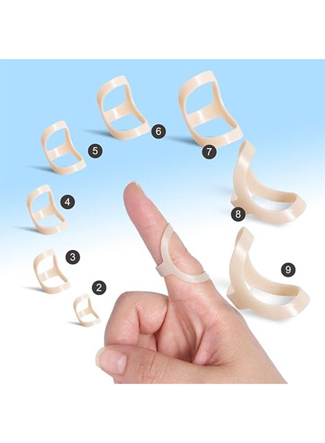 8 Pcs Oval Finger Splint, Finger Splints for Arthritis, Mallet Finger, Trigger Finger Splint, hypermobility finger For Thumb/Middle,/Index/Pinky or Ring Finge. - Image 5