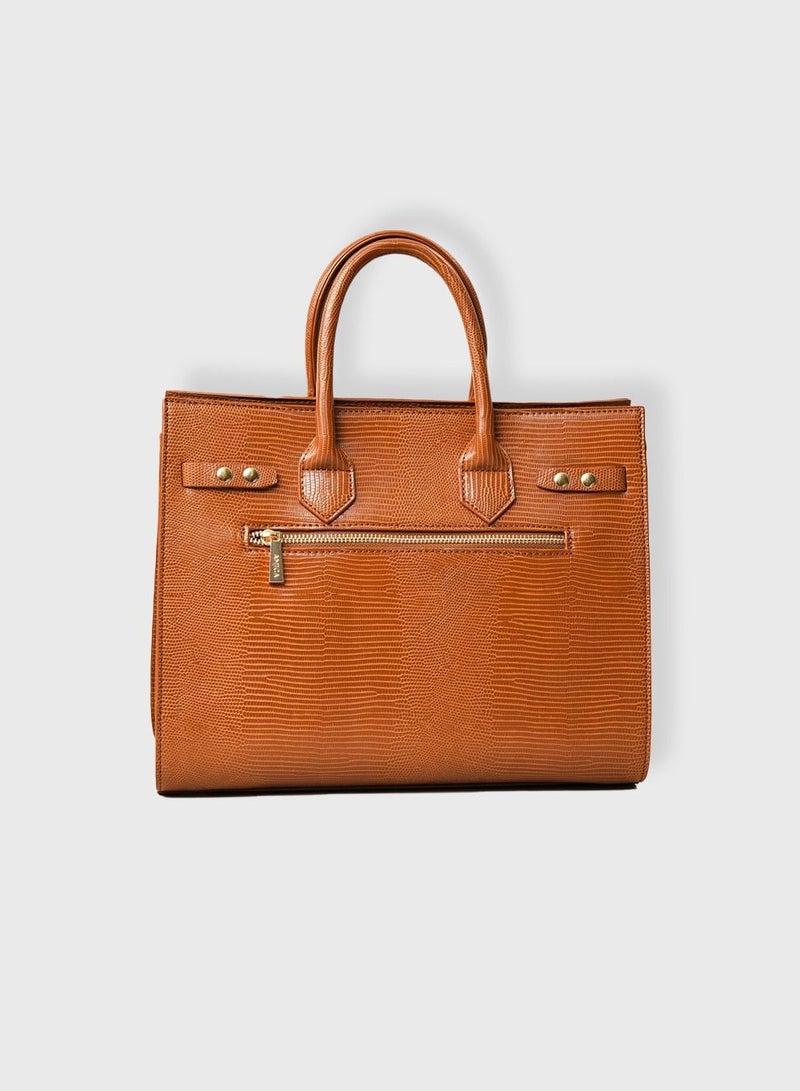 AMICA Mattea Ladies Handbag -Tan - Image 4