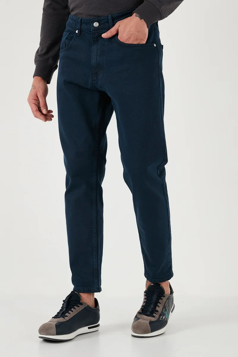 بوراتي Stretch Cotton Slim Fit Normal Waist Straight Leg Jeans Men's Jeans 15900S31MILANO