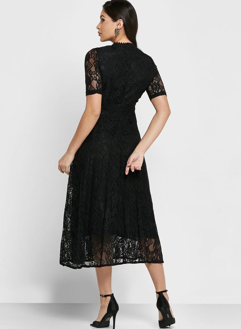 Ella Limited Edition Lace Midi Dress  - Image 2