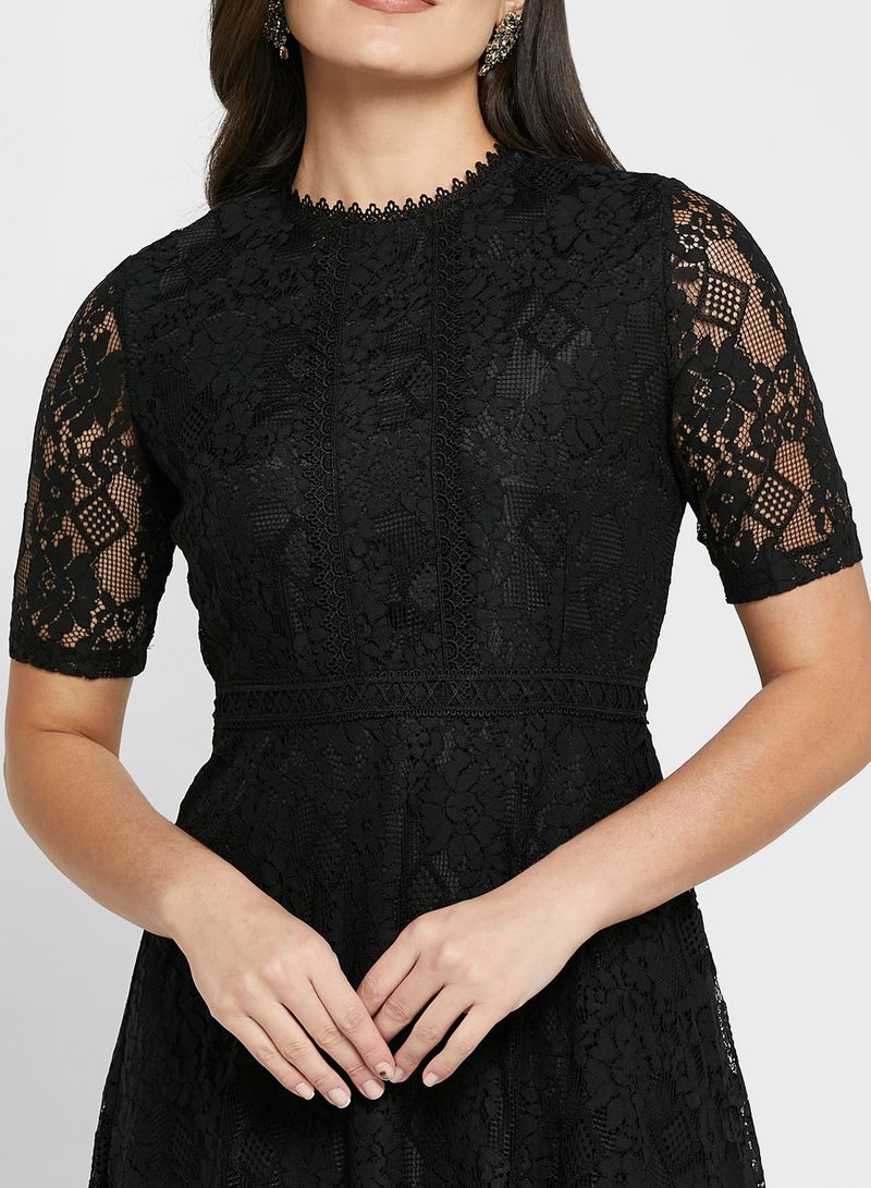 Ella Limited Edition Lace Midi Dress  - Image 3