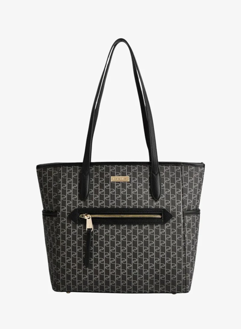 Women Tan Monogram Match Back