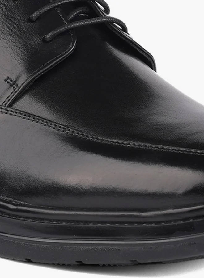 Le Confort BLACK Men Leather Lace-Up Derby Shoes for Men | Best Price UAE