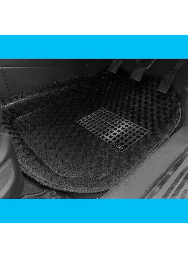 Kingsway KINGSWAY® Ecosport Car Mat 4.5D for (Year 2012 to 2016) All Model, Compatible with Ford Ecosport Car Floor Mats, Complete Set of 3 Pieces, Top Notch PVC 4.5D Foot Mats, Washable, Black  - Image 4