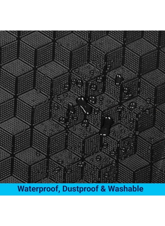 Kingsway KINGSWAY® Ecosport Car Mat 4.5D for (Year 2012 to 2016) All Model, Compatible with Ford Ecosport Car Floor Mats, Complete Set of 3 Pieces, Top Notch PVC 4.5D Foot Mats, Washable, Black  - Image 5